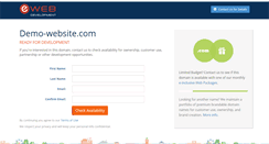 Desktop Screenshot of demo-website.com