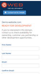 Mobile Screenshot of demo-website.com